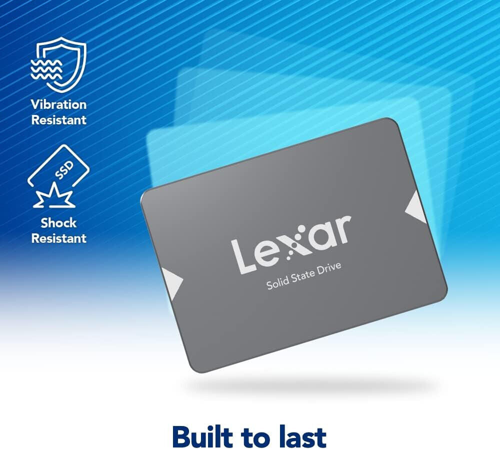 SEALED Lexar NS100 2TB 2.5” SATA III Internal SSD, 550MB/s Read