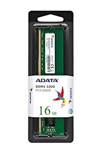 ADATA Premier DDR4 3200MHz 16GB UDIMM 288Pins Desktop PC Memory RAM -  Single (AD4U320016G22-SGN)