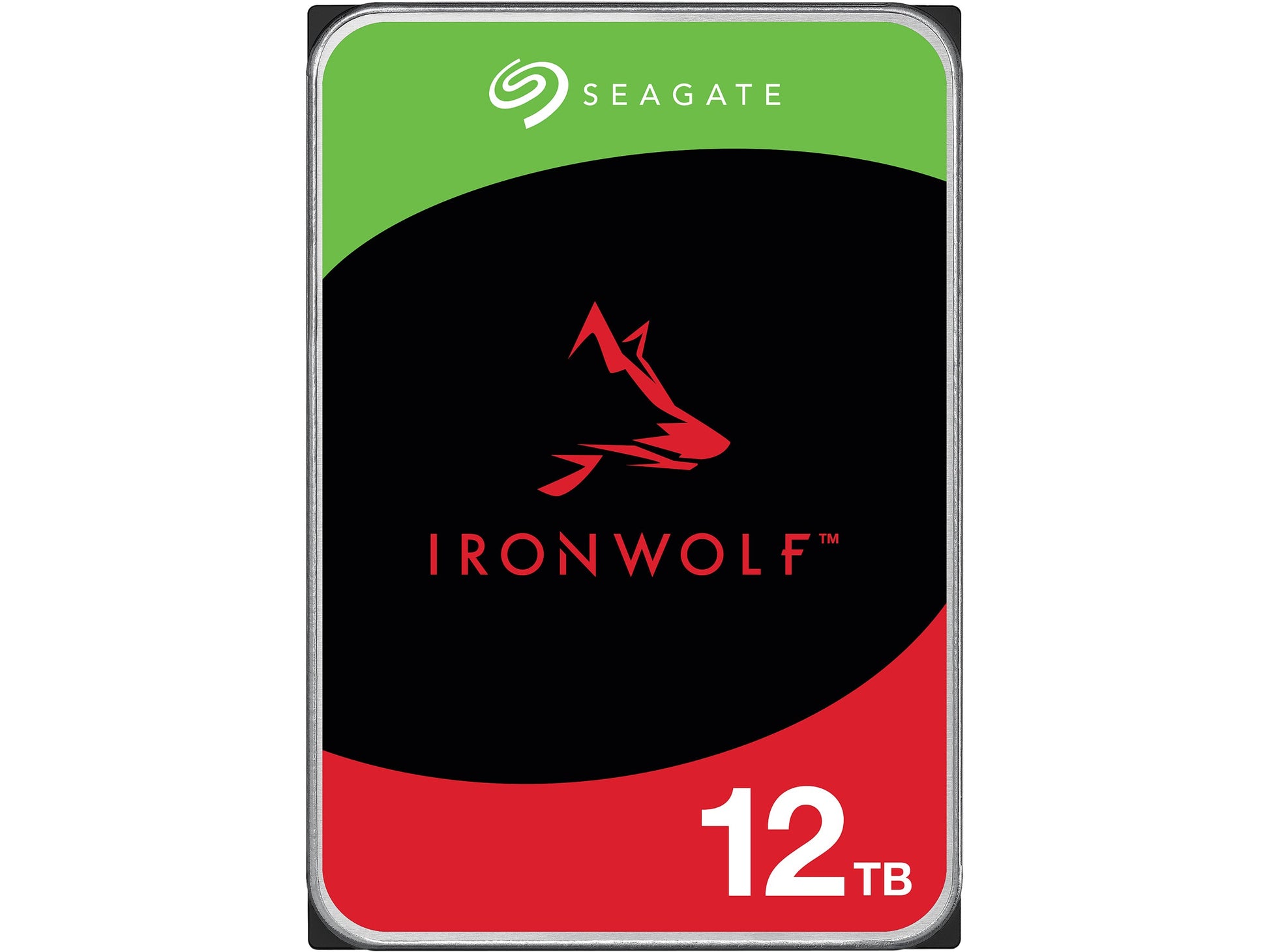 Seagate IronWolf 12TB NAS Hard Drive 7200 RPM 256MB Cache SATA 6.0Gb/s CMR 3.5 Internal HDD for RAID Network Attached Storage NE-ST12000VN0008