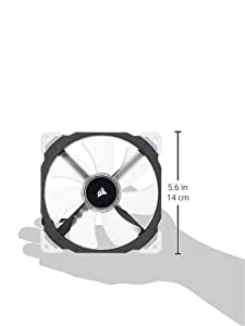 Corsair ML140 Pro LED, White, 140mm Premium Magnetic Levitation Cooling Fan,CO-9050046-WW White 140mm Pro Single Pack