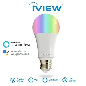 Sodialr SODIAL ISB600 Smart WiFi LED Bulb, Multicolor, dimmable, no repeaters, Free APP Remote Control, Compatible with Amazon Alexa and Google Assistant