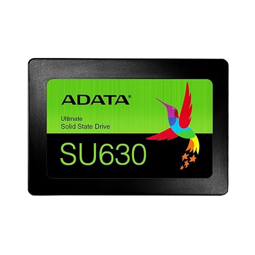 Adata Ultimate SU630 ASU630SS-480GQ-R 480 GB Solid State Drive â€“ 2.5? Internal â€“ SATA (SATA/600) â€“ Black
