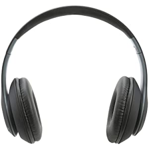 iLive IAHB48MB Bluetooth Over-The-Ear Headphones with Microphone (Matte Black)