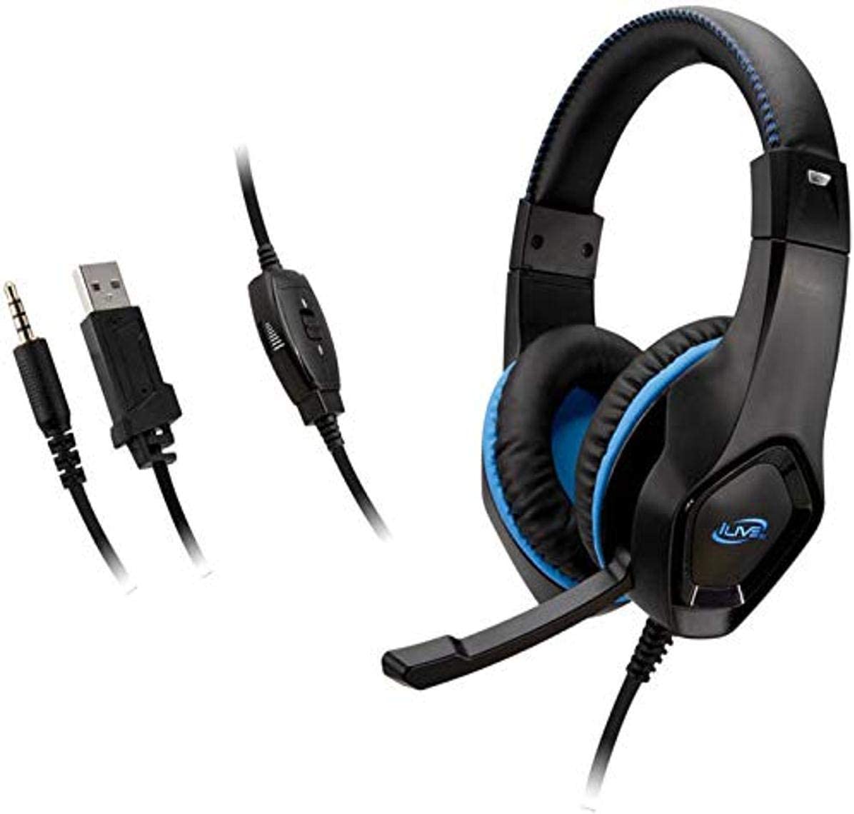 iLive IAHG19B IAHG19B Gaming Headphones, Black, Standard