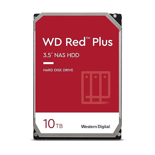 Western Digital Red Plus NAS Hard Drive - 10 TB
