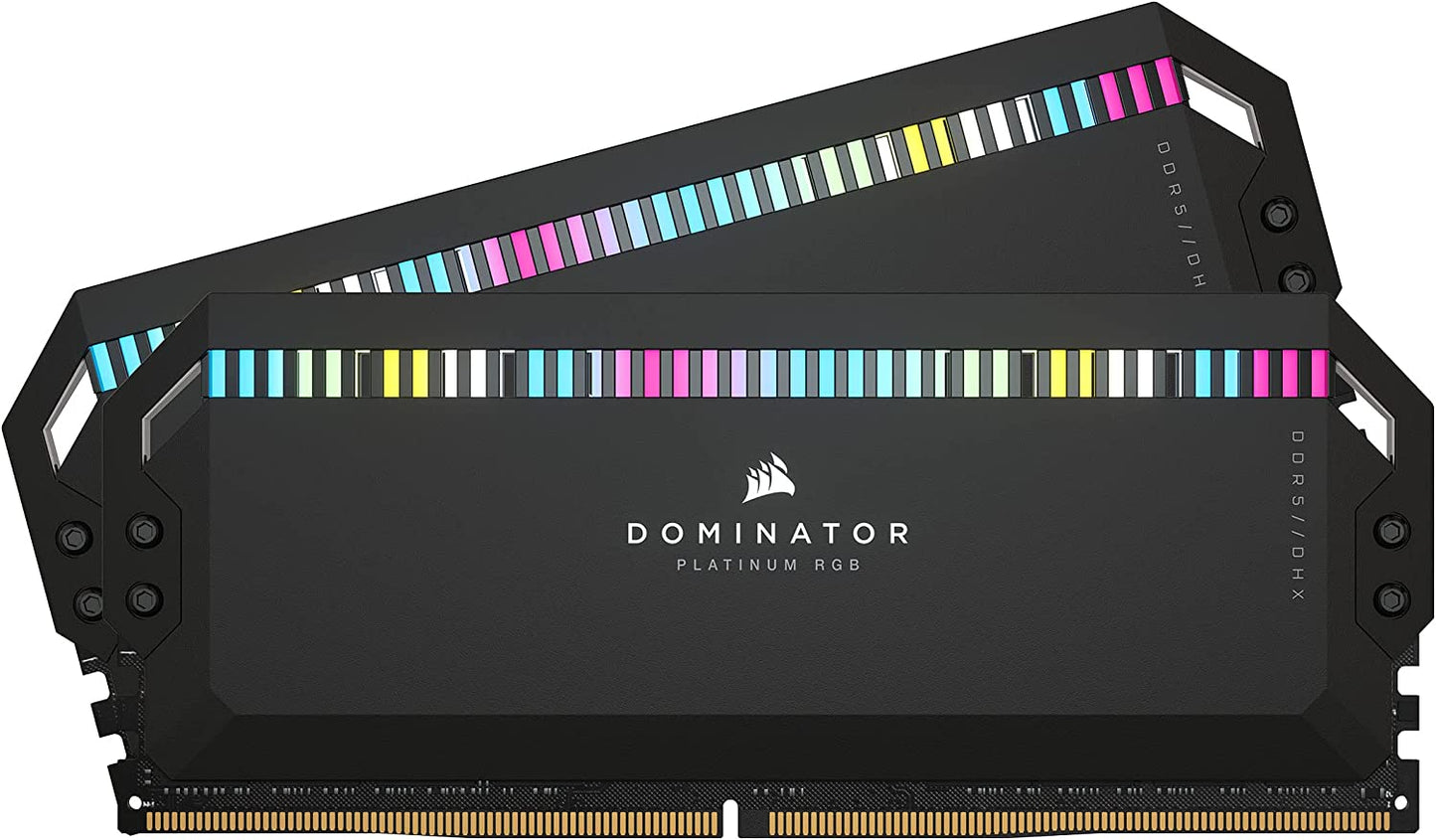 Internal_memory Corsair Dominator Platinum RGB DDR5 32GB (2x16GB) 5600MHz C36 Intel Desktop Memory (Onboard Voltage Regulation, Corsair DHX Cooling, 12 Ultra-Bright CAPELLIX RGB LEDs) Black (CMT32GX5M2X5600C36) 5600 MHz