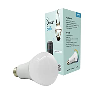 IVIEW-ISB610 WiFi Smart LED Light Bulb, Multi-color, Dimmable, No Hub Required, Free APP Remote Control, Compatible with Amazon Alexa &amp; Google Assistant