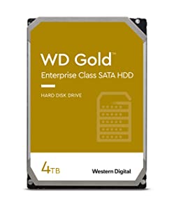 Western digital WD Gold 4TB Enterprise Class Hard Disk Drive - 7200 RPM Class SATA 6 Gb/s 128MB Cache 3.5 Inch - WD4002FYYZ