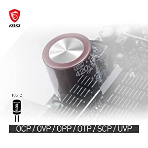 MSI MPG A1000G PCIE 5 &amp; ATX 3.0 Gaming Power Supply - Full Modular - 80 Plus Gold Certified 1000W - 100% Japanese 105°C Capacitors - Compact Size - ATX PSU