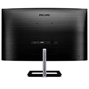 Philips 272E1CA 27" Curved Frameless Monitor, Full HD 1080P, 100% sRGB, Adaptive-Sync, Speakers, VESA, 4Yr Advance Replacement Warranty
