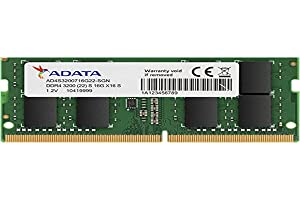 ADATA Premier 16GB Single DDR4 3200Mhz CL22 PC4-25600 260-Pin SODIMM Memory RAM Single (AD4S320016G22-SGN) 16GB 3200MHz - Dealtargets.com