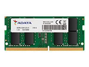 Adata XPG Premier 8GB Single DDR4 3200MHz CL22 PC4-25600 260-Pin SODIMM Memory RAM Single (AD4S32008G22-SGN) 8GB 3200MHz - Dealtargets.com